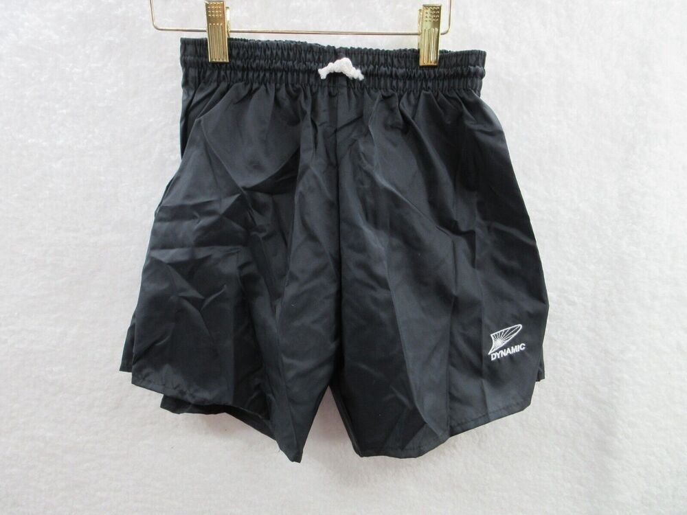 NWOT Vintage 90s DYNAMIC TEAM SPORTS Nylon Youth Small Soccer Shorts lot (2 pr)